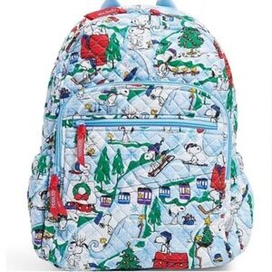 Vera Bradley Snoopy Ski Holiday Backpack NWOT